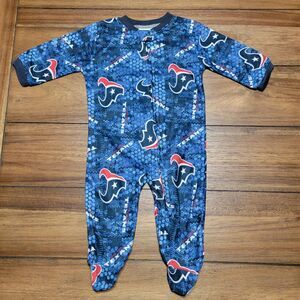 NFL Team Apparel Kids Houston Texans Jumper w/ Feet - Size 3/6 Months